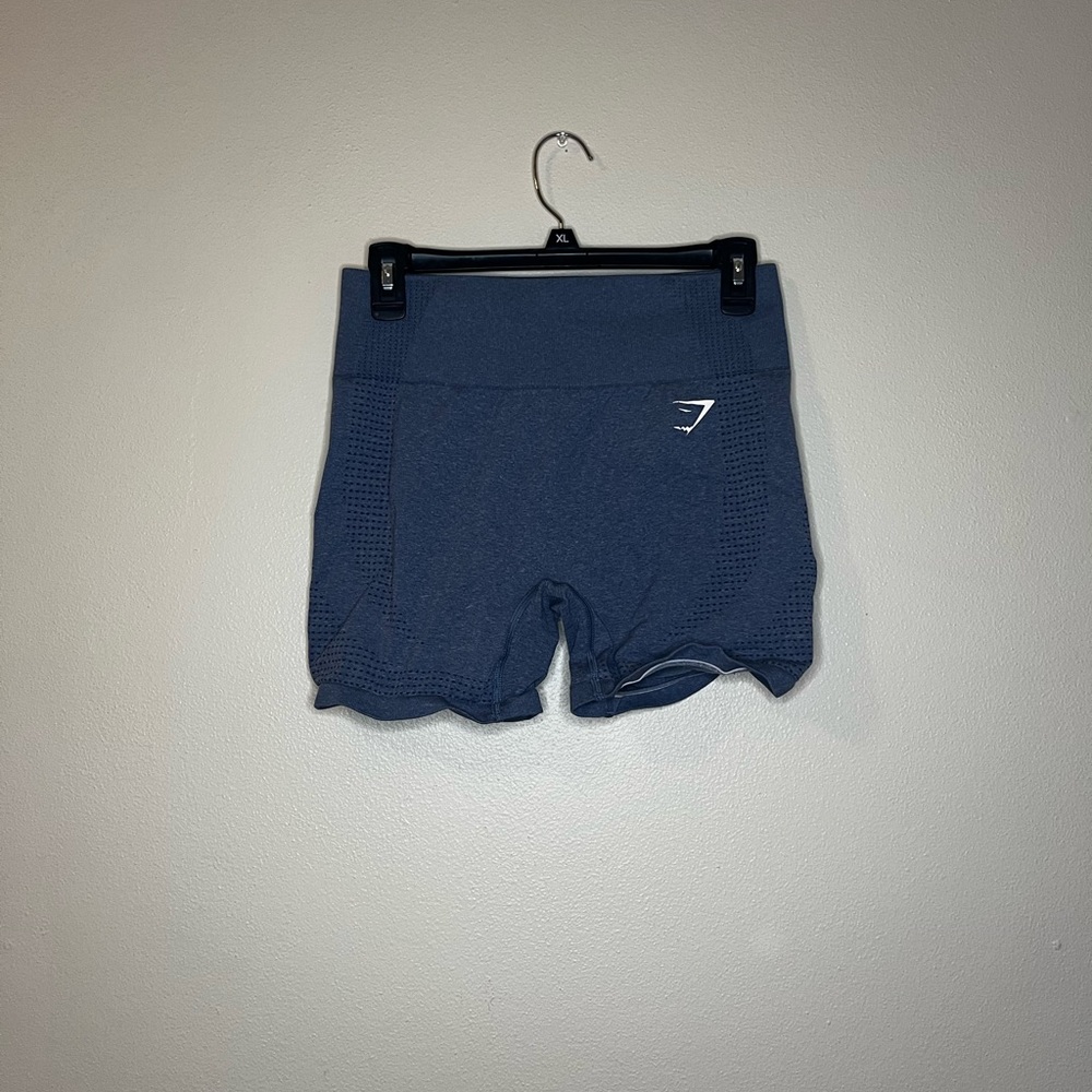 GYMSHARK Vital Seamless 2.0 Shorts Blue Marl
